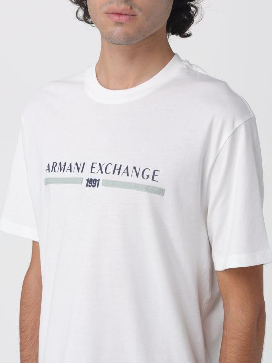 25FW 알마니 반팔 티셔츠 XM001074AF10356 U0009 Beige - ARMANI