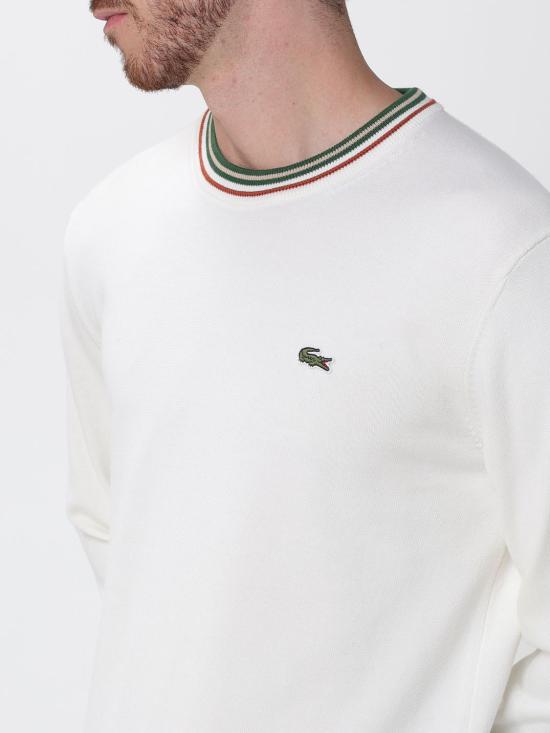 25FW 라코스테 스웨터 AH5158 X0N Yellow Cream - LACOSTE