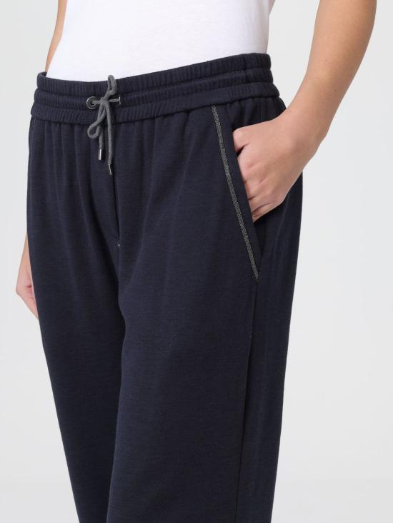 25FW 브루넬로 쿠치넬리 스트레이트 팬츠 MD828SB899 C8366 Blue - BRUNELLO CUCINELLI