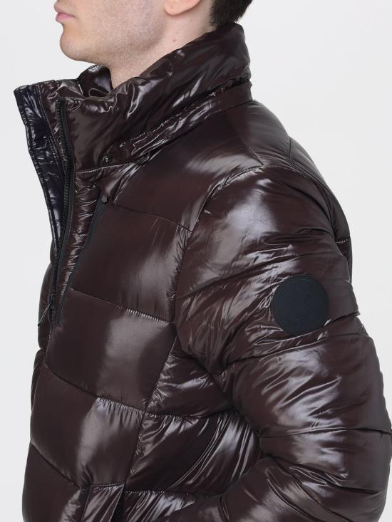 25FW 세이브더덕 숏패딩 D32389MLOVE21 40009 Brown - SAVE THE DUCK