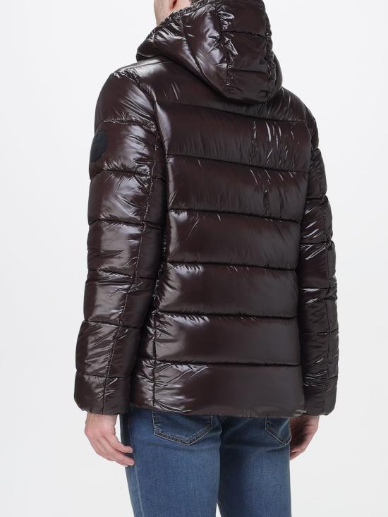25FW 세이브더덕 숏패딩 D32389MLOVE21 40009 Brown - SAVE THE DUCK
