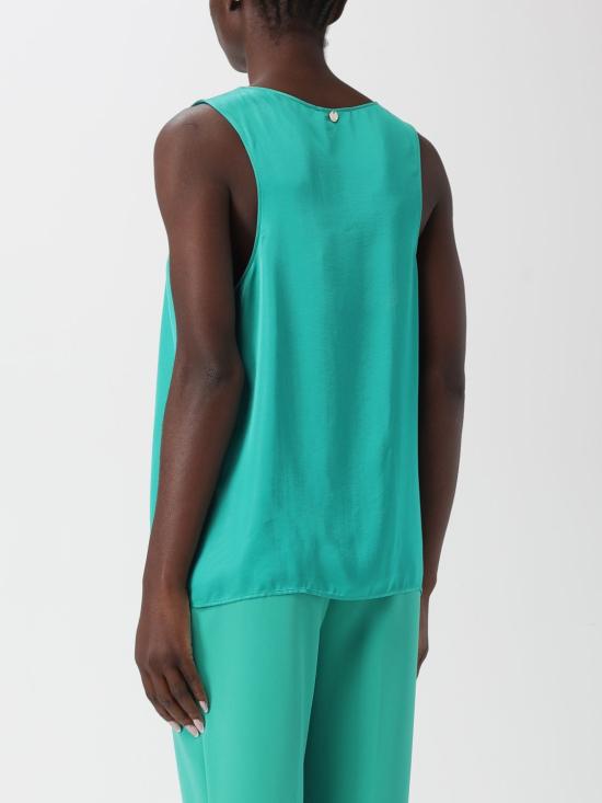 25FW 리우조 탑 CA5244T2571 X0683 Emerald - LIU JO