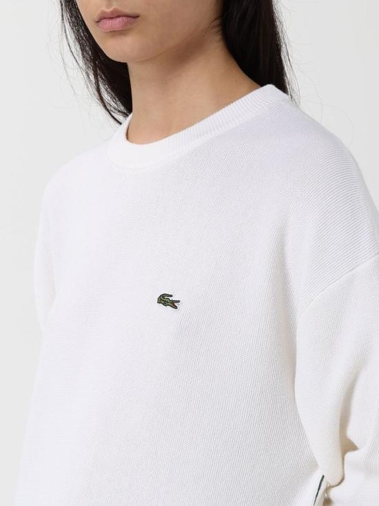 25FW 라코스테 링스링스 크루넥 스웨터 AF4158 70V Beige - LACOSTE
