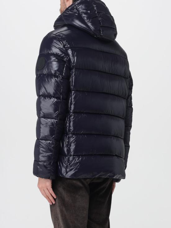 25FW 세이브더덕 숏패딩 D32389MLOVE21 90010 Blue - SAVE THE DUCK