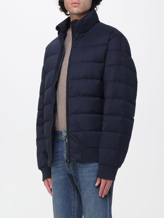 25FW 세이브더덕 숏패딩 D32420MFLAN21 90033 Blue - SAVE THE DUCK