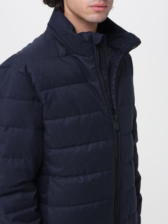 25FW 세이브더덕 숏패딩 D32420MFLAN21 90033 Blue - SAVE THE DUCK