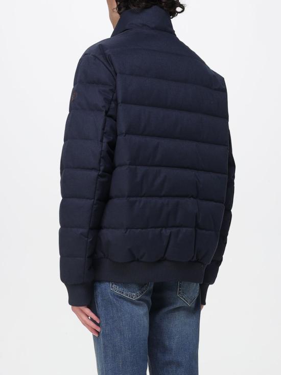 25FW 세이브더덕 숏패딩 D32420MFLAN21 90033 Blue - SAVE THE DUCK