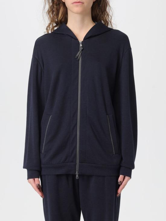 25FW 브루넬로 쿠치넬리 모닐리 지퍼루프 집업  MD828SB806 C8366 Blue