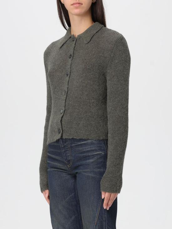 25FW 아워레가시 매찌 폴로 알파카 가디건 W4253MM Green - OUR LEGACY