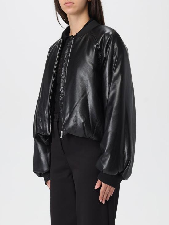 25FW 핑코 가죽 자켓 105372A2P4 Z99 Black - PINKO