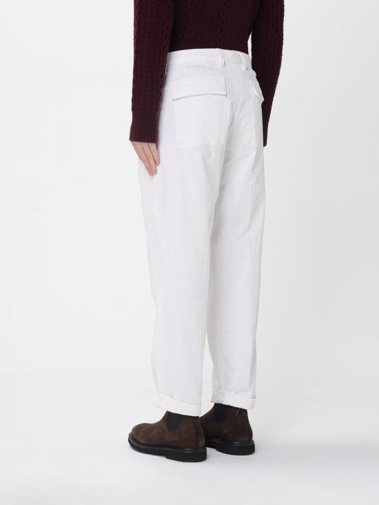 25FW 파올로페코라 스트레이트 팬츠 B0610227 1102 White - PAOLO PECORA