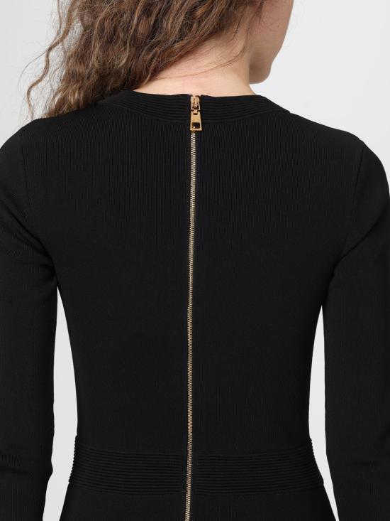 25FW 엘리자베타프랜치 롱 원피스 AM28S 110 Black - ELISABETTA FRANCHI