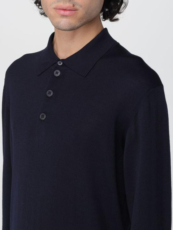 25FW 엠포리오 아르마니 폴로 티셔츠 8N1F431M67Z 0922 Blue - EMPORIO ARMANI