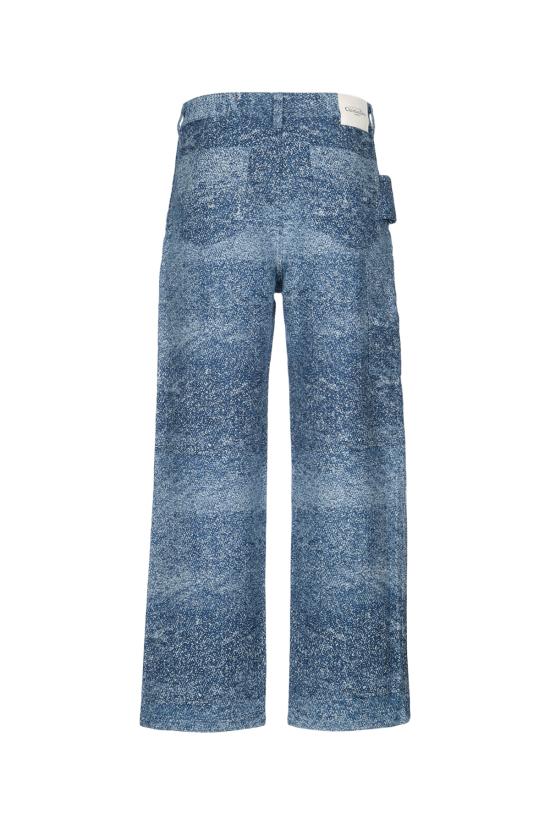 25FW 디올 데님 팬츠 543D184A3029 585 Blue - DIOR