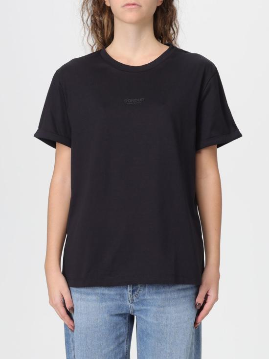 25FW 돈답 반팔 티셔츠 DS039JF0271DDU6 999 Black