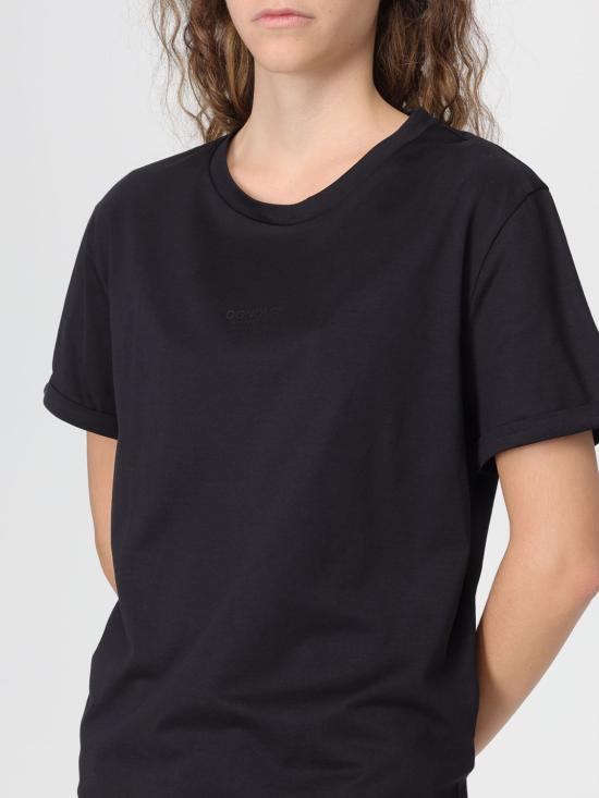 25FW 돈답 반팔 티셔츠 DS039JF0271DDU6 999 Black - DONDUP