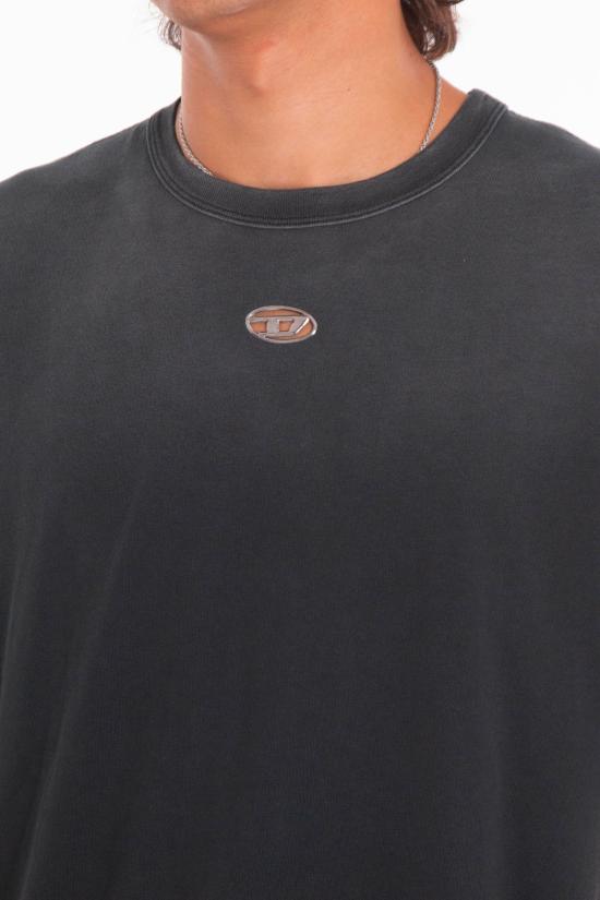 25FW 디젤 반팔 티셔츠 A19630 0CHBI 9XXA Black - DIESEL