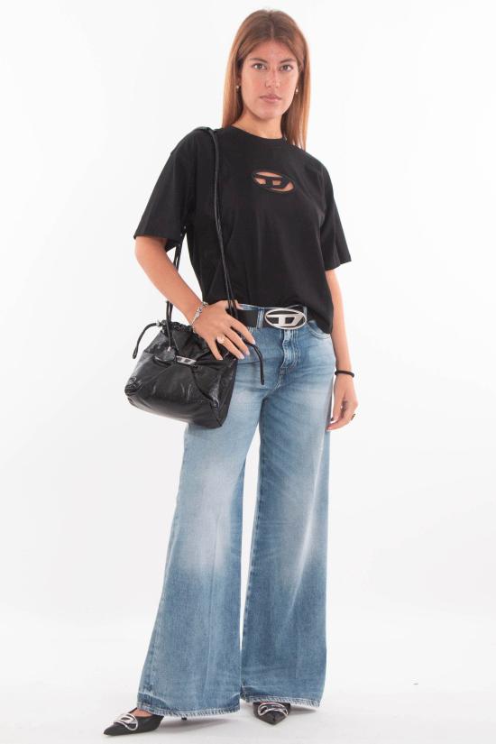 25FW 디젤 반팔 티셔츠 A15096 0NIAX 9XX Black - DIESEL