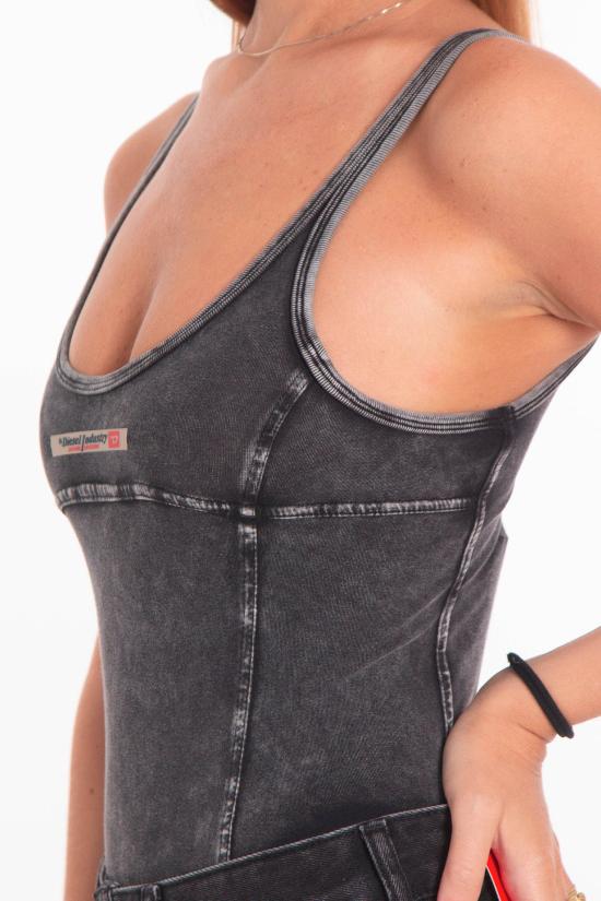 25FW 디젤 민소매 티셔츠 A19192 0SHAN 900A Black - DIESEL