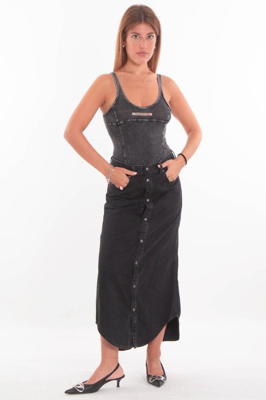 25FW 디젤 민소매 티셔츠 A19192 0SHAN 900A Black - DIESEL