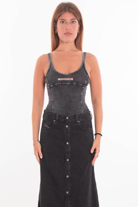 25FW 디젤 민소매 티셔츠 A19192 0SHAN 900A Black