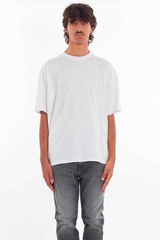 25FW 디젤 반팔 티셔츠 A19552 0PLAT 100 White