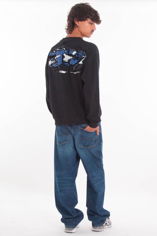 25FW 디젤 긴팔 티셔츠 A18694 0HYAT 9XX Black - DIESEL