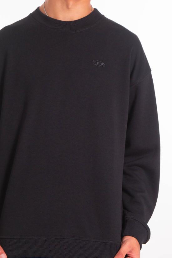 25FW 디젤 긴팔 티셔츠 A18694 0HYAT 9XX Black - DIESEL