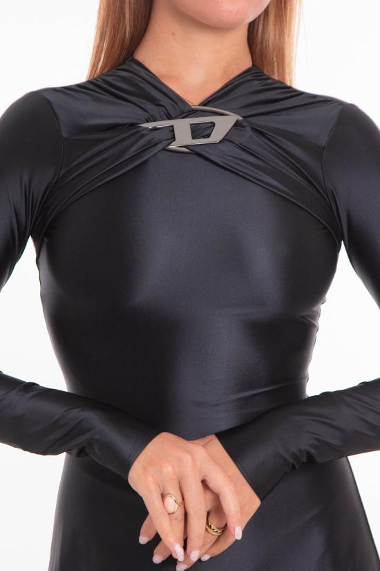 25FW 디젤 롱 원피스 A18427 0PKAT 9XX Black - DIESEL