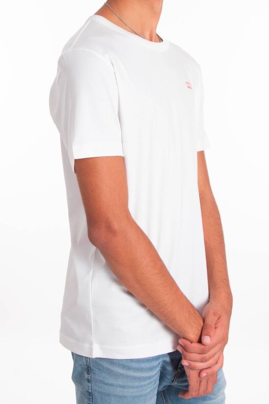 25FW 디젤 반팔 티셔츠 A14819 0SKAF FW25 100 White - DIESEL