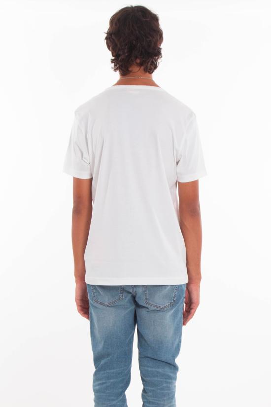 25FW 디젤 반팔 티셔츠 A14819 0SKAF FW25 100 White - DIESEL