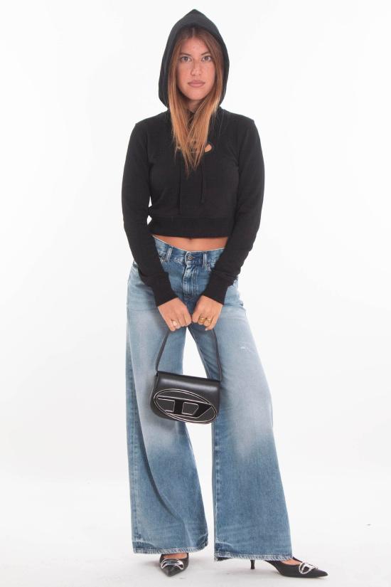 25FW 디젤 긴팔 티셔츠 A15714 0GRAC 9XX Black - DIESEL