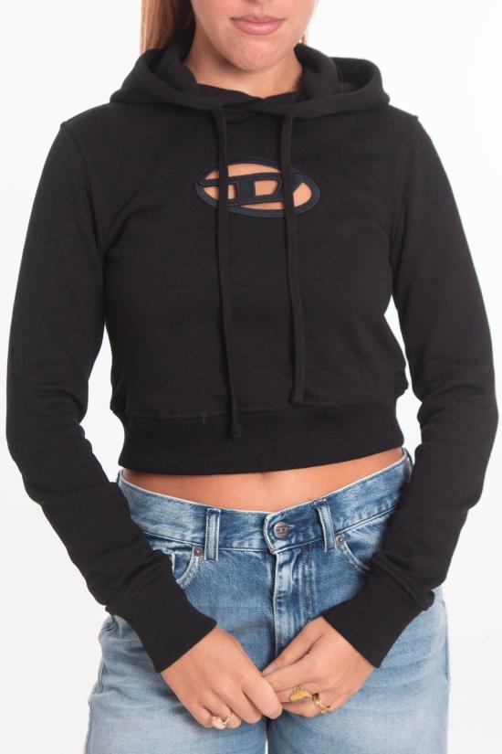 25FW 디젤 긴팔 티셔츠 A15714 0GRAC 9XX Black - DIESEL