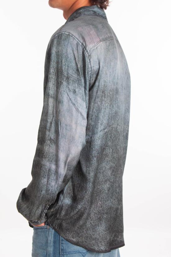 25FW 디젤 데님 셔츠 A18622 0LKCT 02 Grey - DIESEL