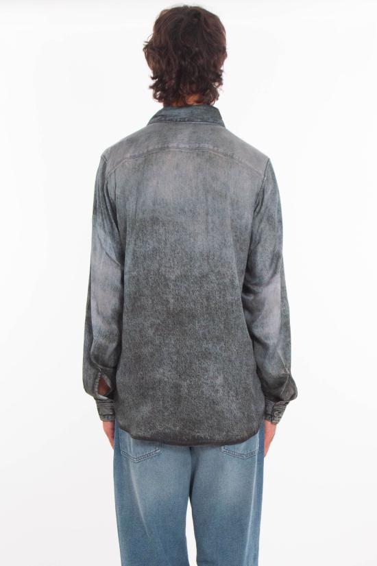 25FW 디젤 데님 셔츠 A18622 0LKCT 02 Grey - DIESEL