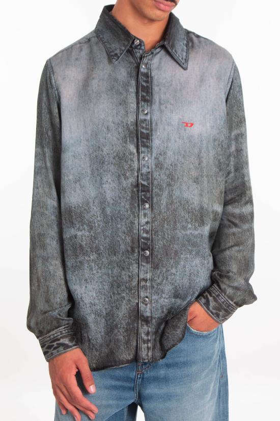 25FW 디젤 데님 셔츠 A18622 0LKCT 02 Grey - DIESEL