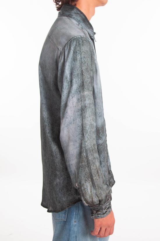 25FW 디젤 데님 셔츠 A18622 0LKCT 02 Grey - DIESEL