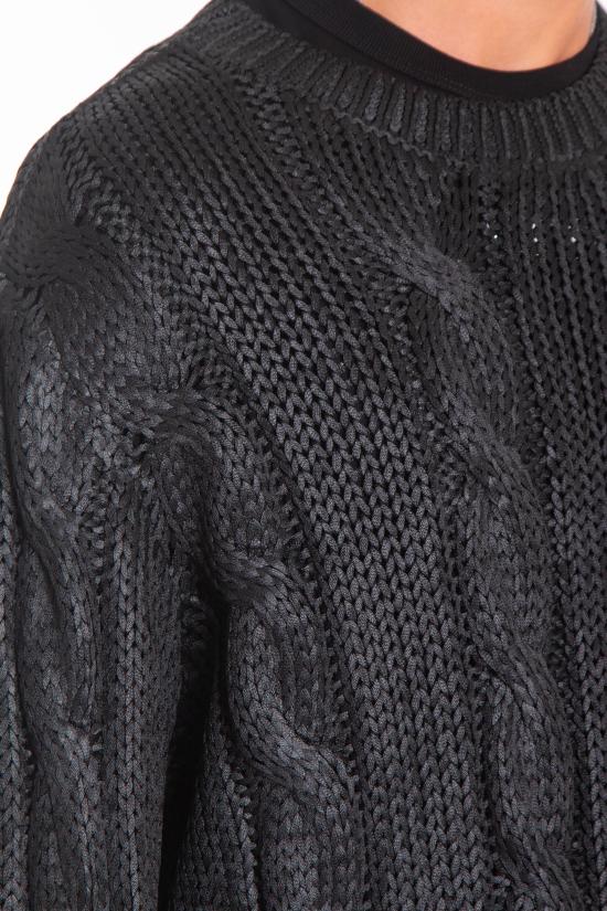 25FW 디젤 K-MICHIU 샤이니 케이블 니트 스웨터  A19187 0NKCP 9XX Black - DIESEL