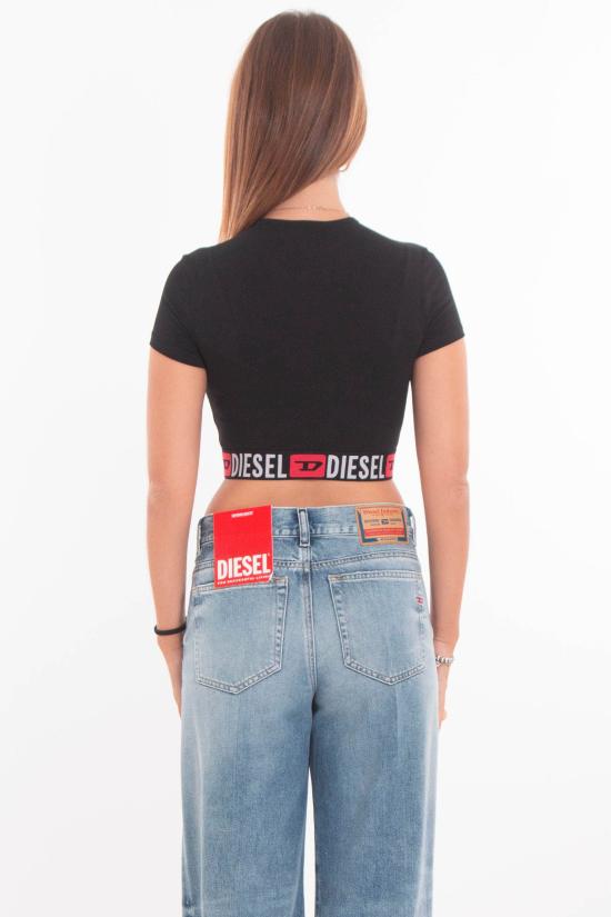 25FW 디젤 탑 A18273 0NJAP 9XX Black - DIESEL