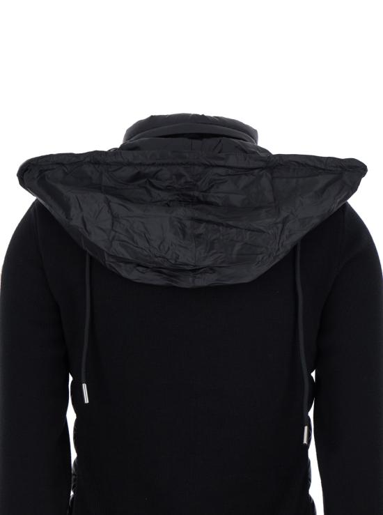 25FW 몽클레어 패딩 울 집업 가디건 패딩 울 집업  9B00019M1122999 BLACK DOM - MONCLER