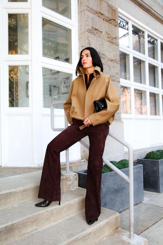  STOULS 스트레이트 팬츠 스툴스 오스워드 스웨이드 팬츠 캐스터 - OTHER BRANDS