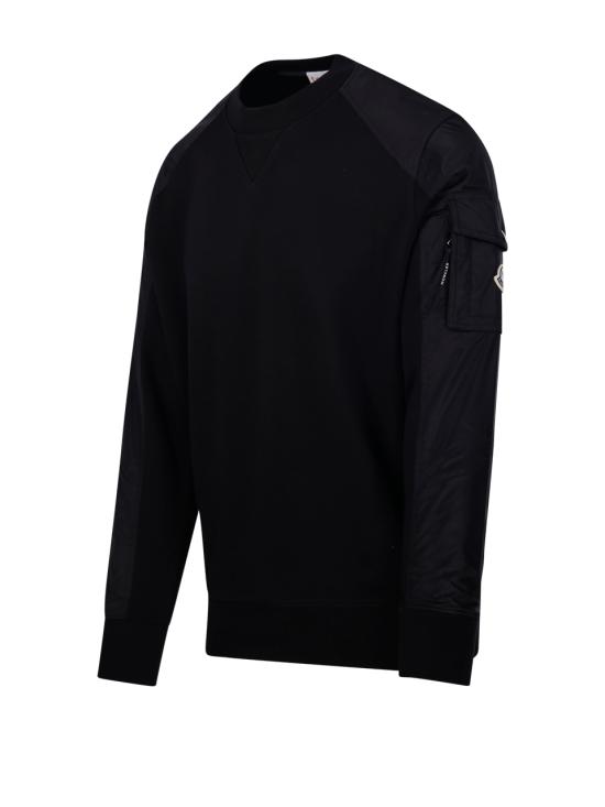 25FW 몽클레어 코튼 블렌드 스웨트셔츠 8G0004989A8F999 BLACK DOM - MONCLER
