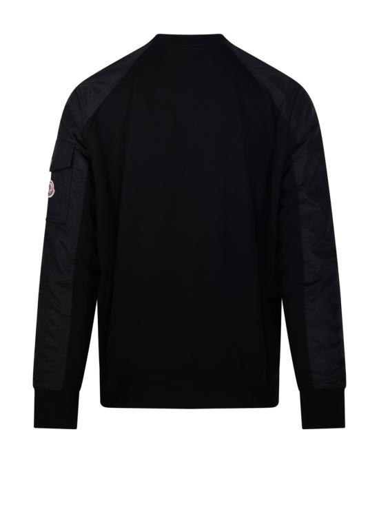 25FW 몽클레어 코튼 블렌드 스웨트셔츠 8G0004989A8F999 BLACK DOM - MONCLER