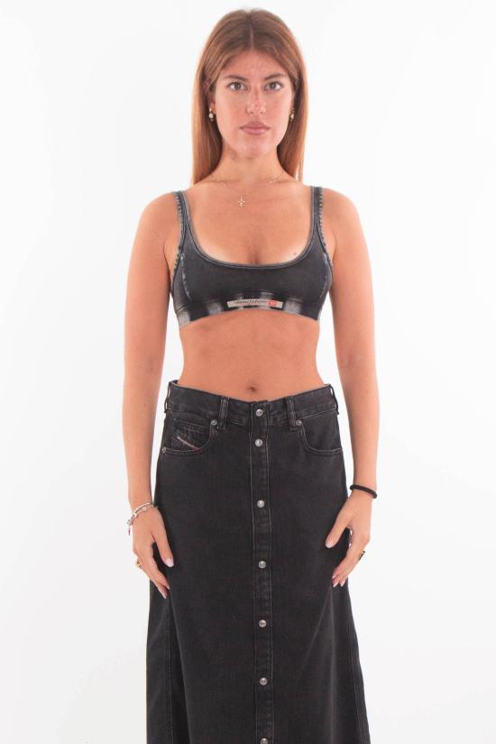 25FW 디젤 민소매 티셔츠 A19563 0SHAN 900A Black