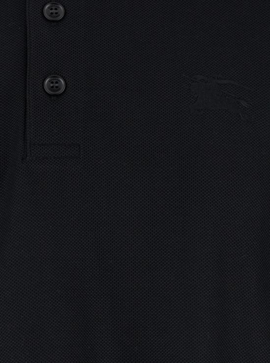 25FW 버버리 코튼 폴로 셔츠 8096425A1189 Black - BURBERRY