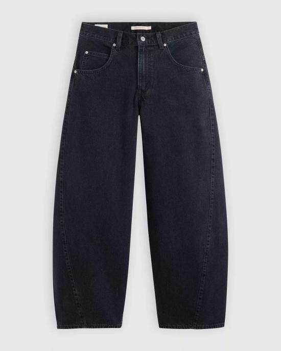  리바이스 데님 팬츠 슈퍼 배기 배럴 오픈 마인드 블랙 진 - LEVI'S