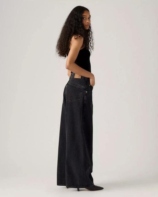  리바이스 데님 팬츠 슈퍼 배기 배럴 오픈 마인드 블랙 진 - LEVI'S