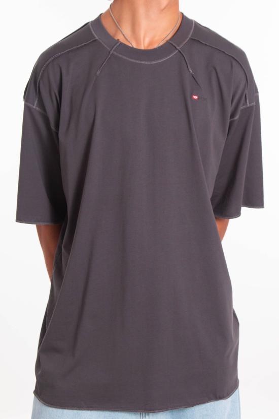 25FW 디젤 반팔 티셔츠 A19463 0NIAX 93R Grey - DIESEL