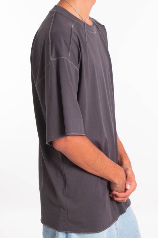 25FW 디젤 반팔 티셔츠 A19463 0NIAX 93R Grey - DIESEL