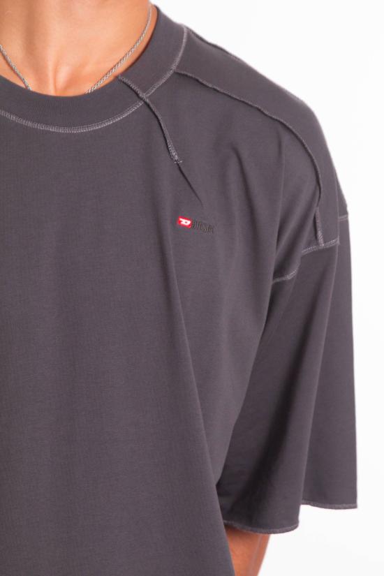 25FW 디젤 반팔 티셔츠 A19463 0NIAX 93R Grey - DIESEL